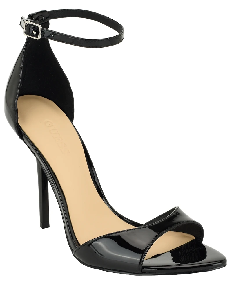 Guess Women's Olivey Ankle Strap Stiletto Dress Sandals