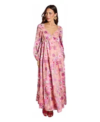 Coast Women's Printed Fit and Flare Maxi Dress