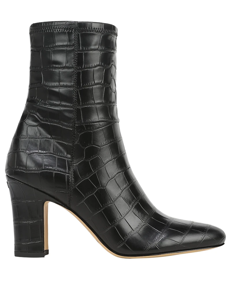 Franco Sarto Women's Flexa Jael Almond Toe Zip Short Booties