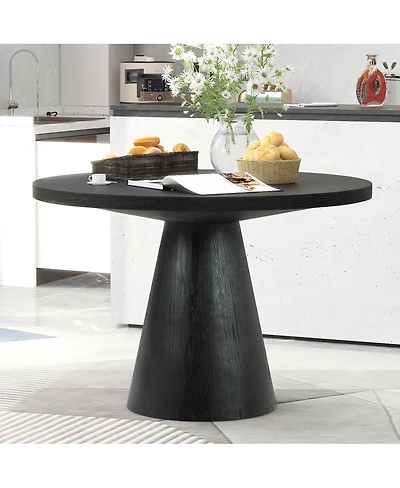 Streamdale Furniture Retro Round Minimalist Dining Table