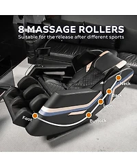 Streamdale Furniture Zero Gravity Full Body Massage Chair Recliner with Heat and Air Pressure