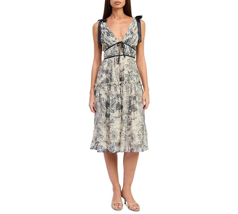 En Saison Women's Holly Sleeveless Midi Dress