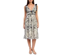 En Saison Women's Holly Sleeveless Midi Dress