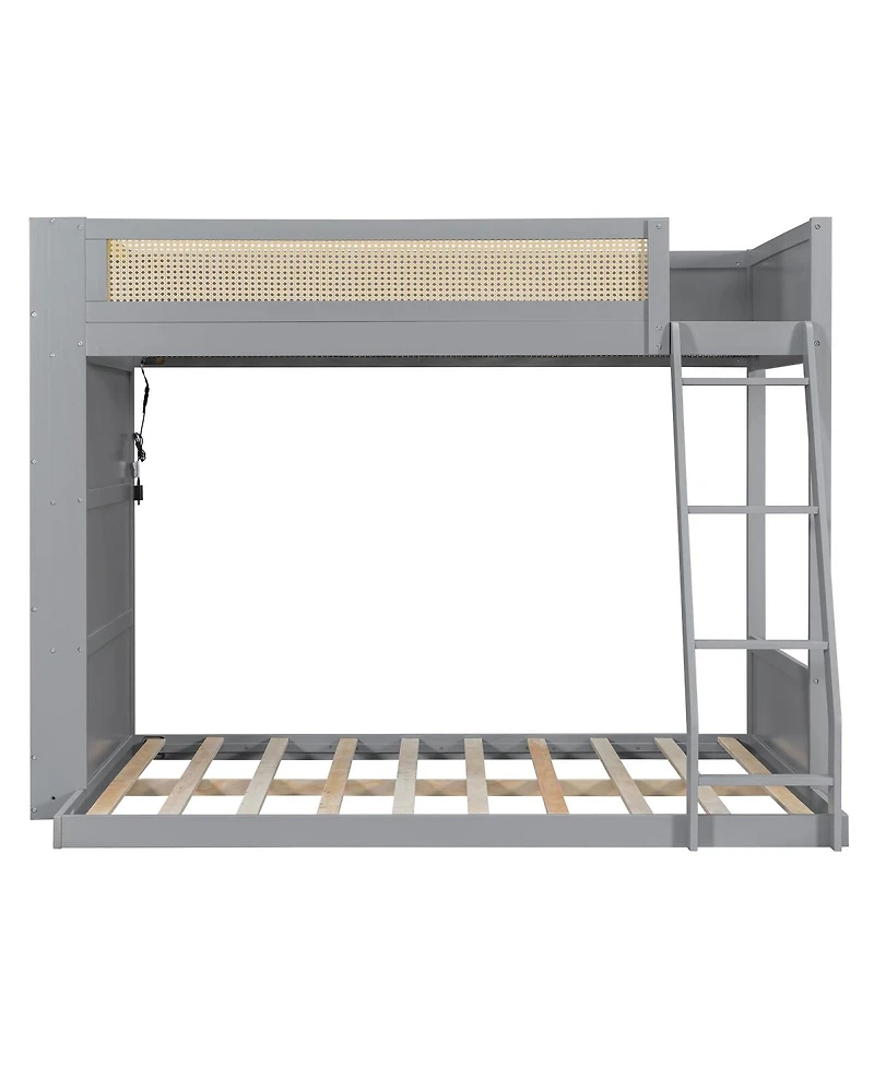 Streamdale Bunk Bed with Shelf and Led