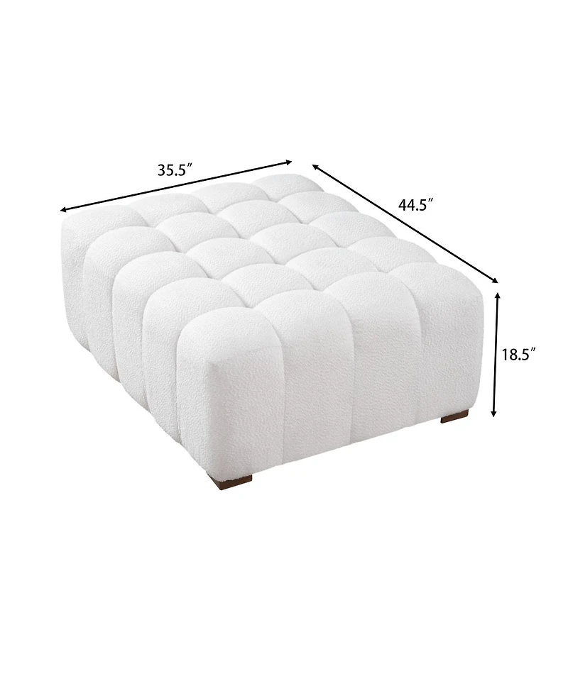 Streamdale Furniture Boucle Multipurpose Ottoman
