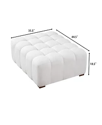 Streamdale Furniture Boucle Multipurpose Ottoman