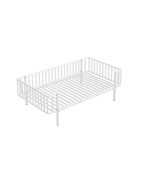 Streamdale Furniture Twin Size Metal Daybed with Sturdy Steel Slat Support