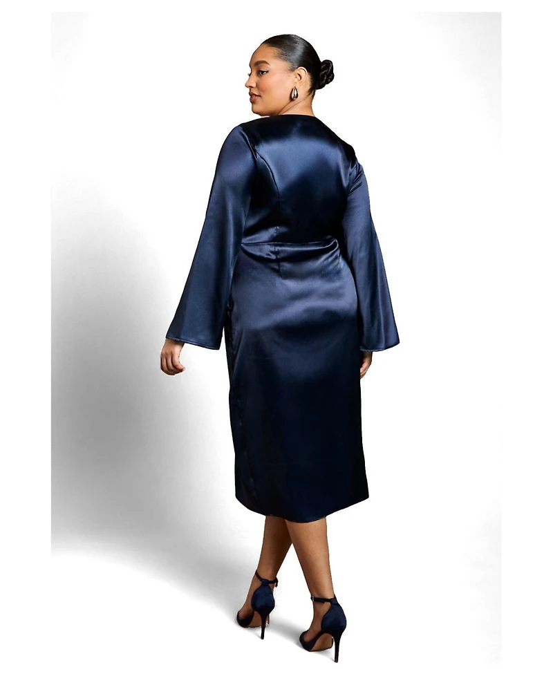 Coast Women's Satin Wrap Dress