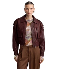 Avec Les Filles Women's Oversized Strong Shoulder Jacket