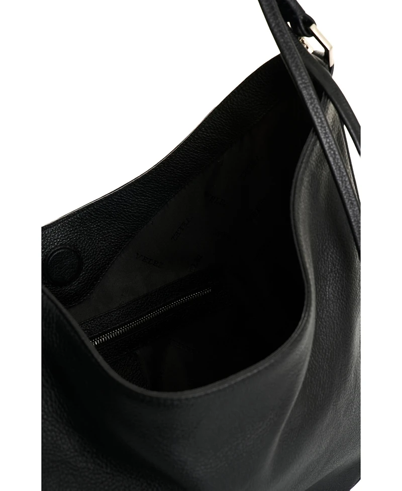 Velez Leather Shopping Bag