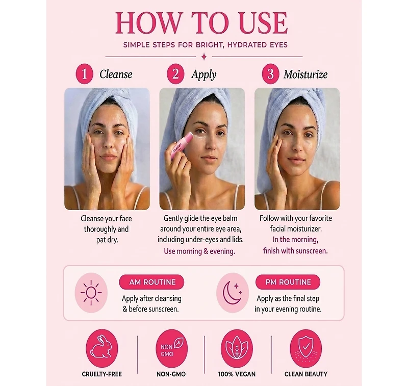 Lovery Retinol Tightening + Illuminating Eye Balm - Korean Skincare Anti-Aging Stick