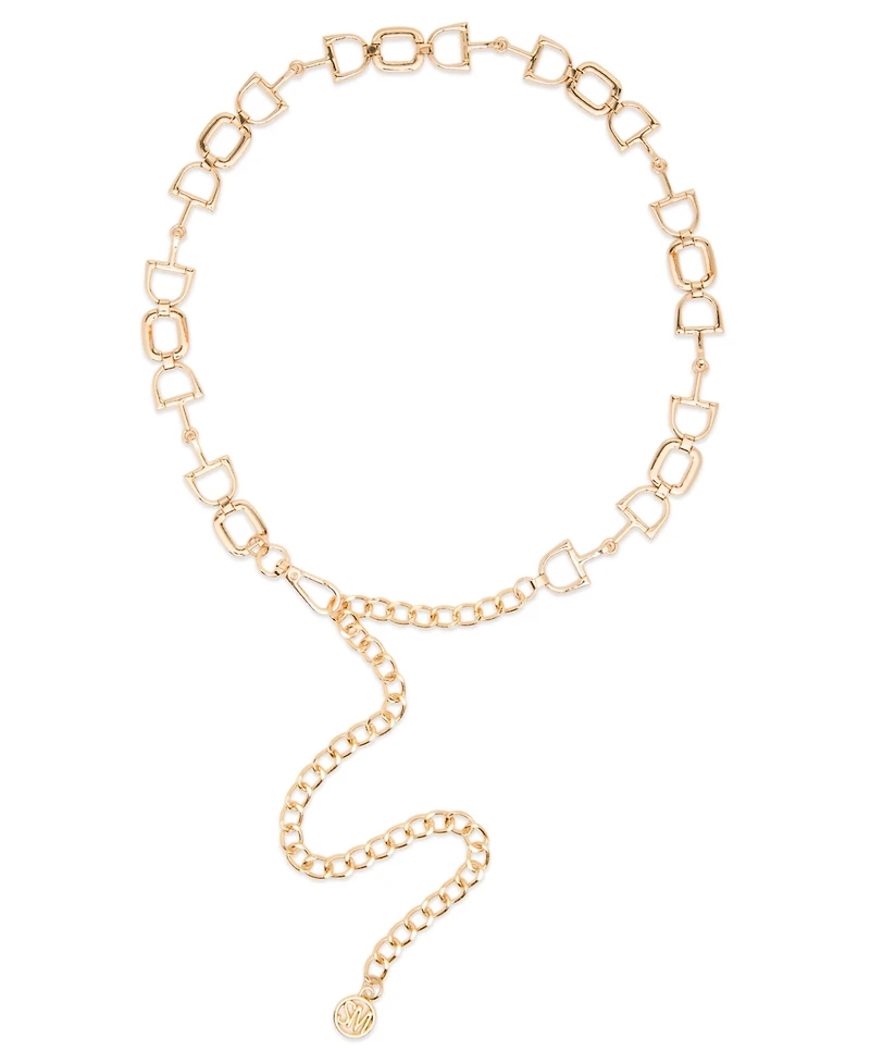 Steve Madden Equestrian Link Chain Belt
