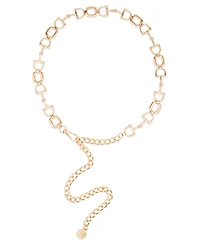 Steve Madden Equestrian Link Chain Belt