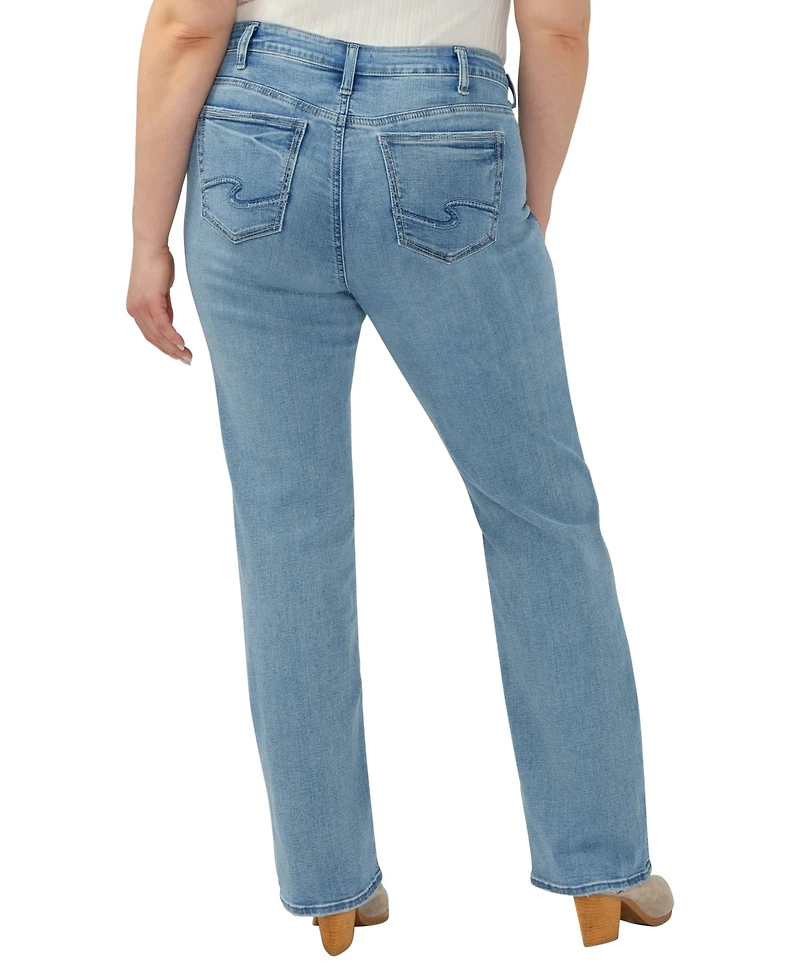 Silver Jeans Co. Plus Elyse Mid-Rise Bootcut