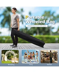 Gouun 10 x 10 Ft Pop Up Canopy Tent with 4 Removable Sidewalls