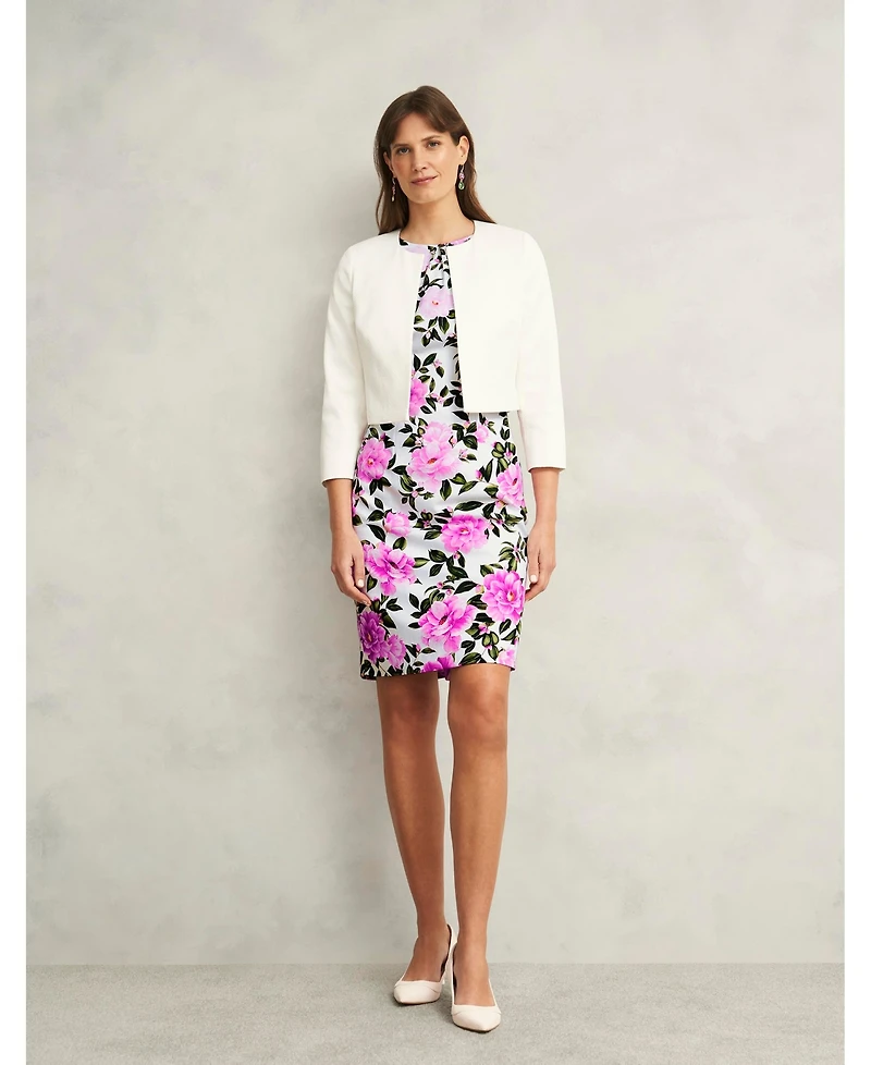 Hobbs London Women's Elize Cropped 3/4 Sleeve Occasion Jacket