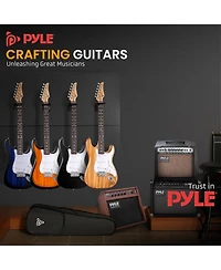 Pyle 39" 6-String Classical Acoustic Guitar for Beginners & Adults with Accessory Kit, Natural Finish