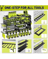 Xdovet Power Tool Organizer Wall Mount Metal Hanger Rack