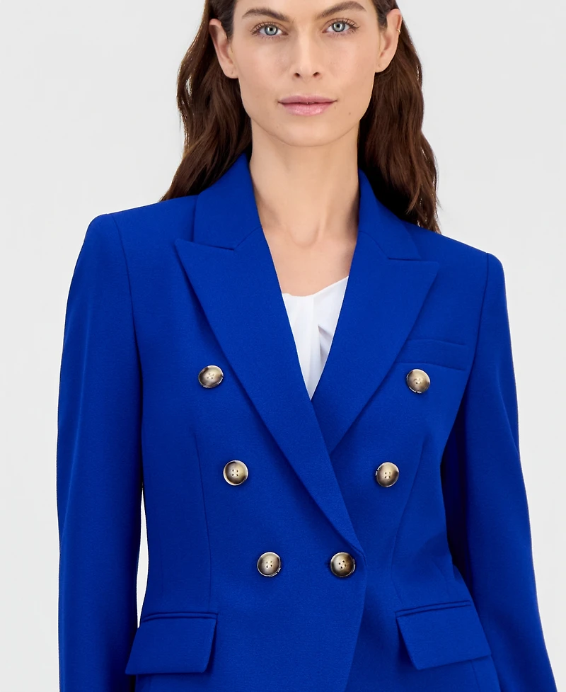 Tahari Asl Women's Faux Double-Breasted Blazer