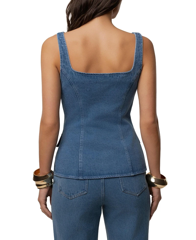 Jluxlabel Women's Step Forward Denim Top