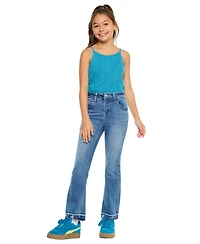 KanCan Big Girls Bibi High Rise Crop Bootcut Jeans