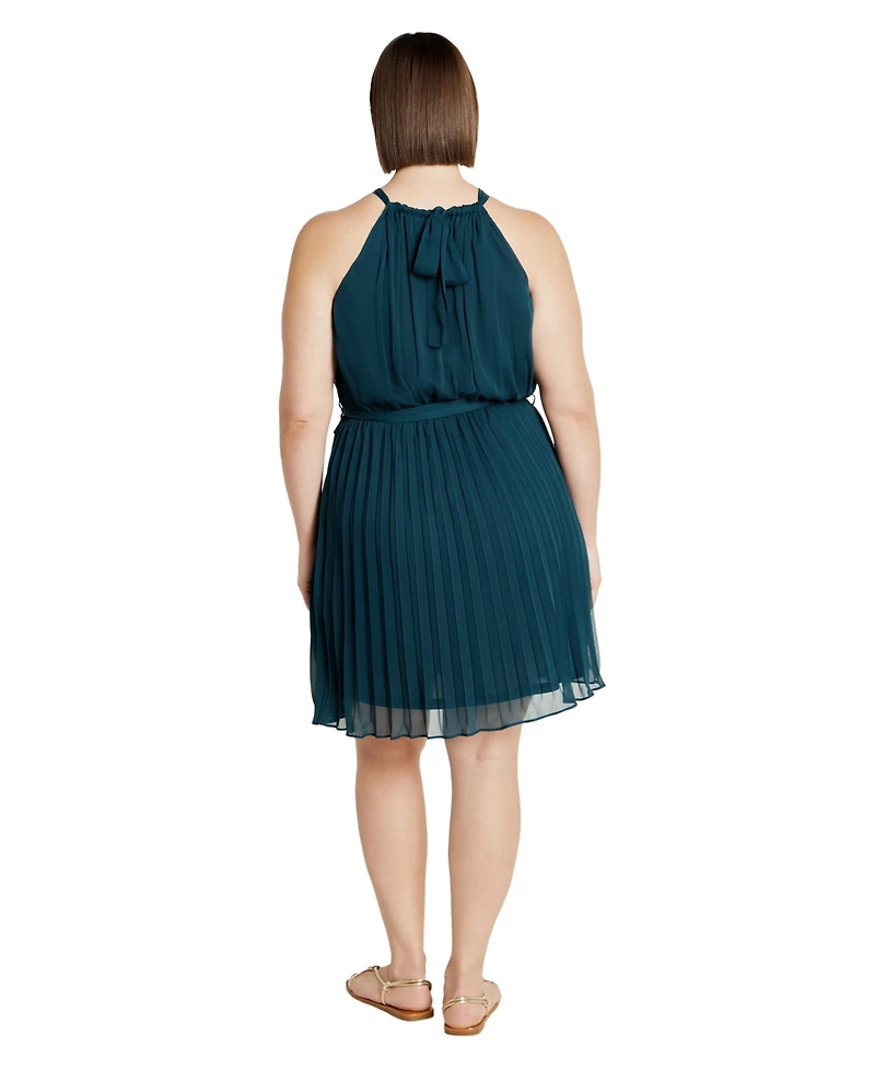 City Chic Women's Kimmi Button Dress