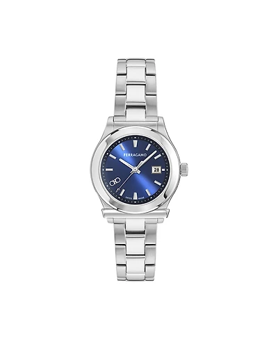 Ferragamo Women's 1927 Silver Stainless Steel Bracelet Watch 33mm
