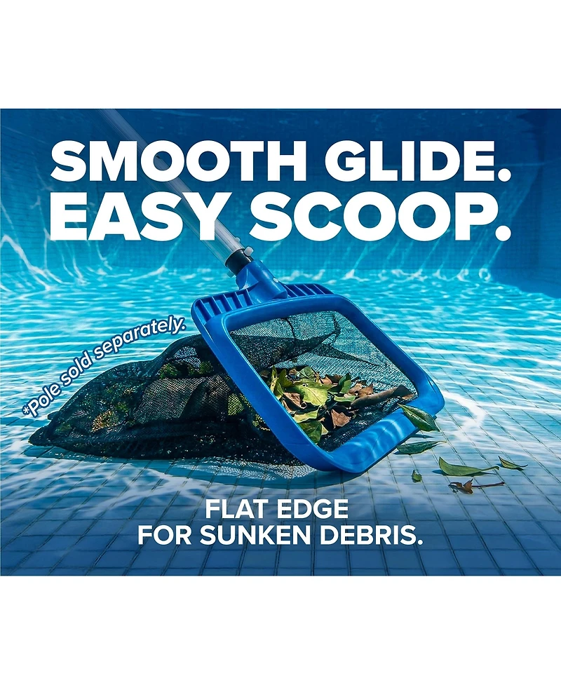 Xdovet Pool Skimmer Net Heavy Duty Reinforced Frame Leaf Raking