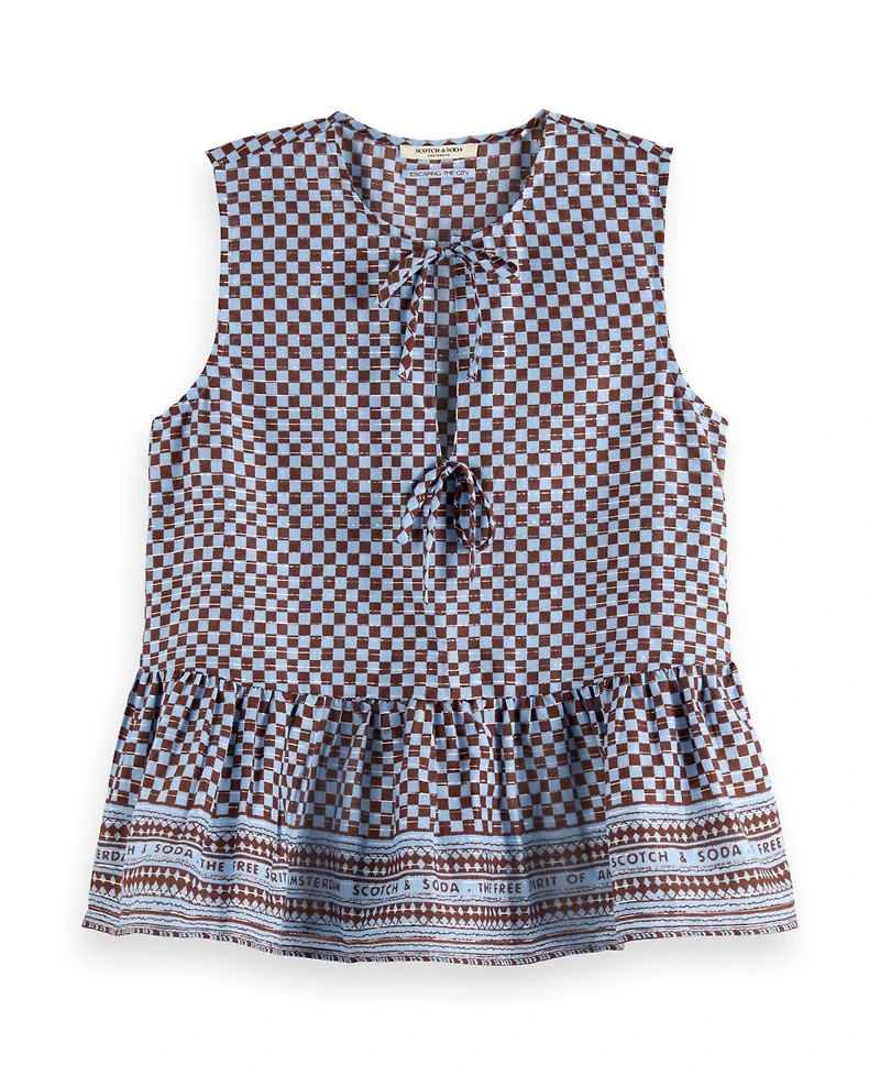 Scotch & Soda Women's and Bow Details Top