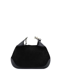 Pre-Owned Gucci Medium B Shoulder Bag Gg Suede