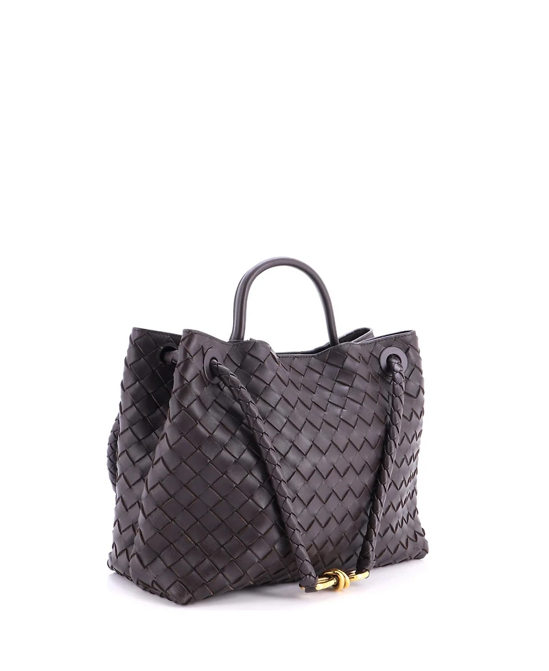 Pre-Owned Bottega Veneta Medium Andiamo Top Handle Bag Intrecciato Nappa