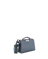Pre-Owned Fendi Peekaboo ISeeU XCross Bag Zucca Leather