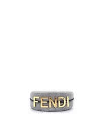 Pre-Owned Fendi Small Fendigraphy Bag Houndstooth Wool
