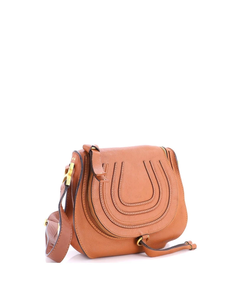 Pre-Owned Chloe Medium Marcie Zip Crossbody Bag Leather