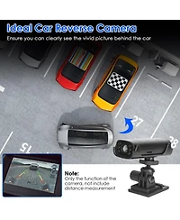 Neewer Wireless Camera Reverse Hitch Guide Camera Vehicle Backup Rechargeable Camera with Flexible Adhesive Base Night Vision for Car