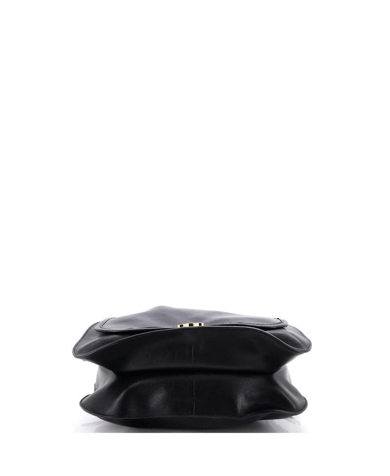 Pre-Owned Celine Large Soft Triomphe Besace Bag Leather