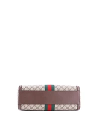 Pre-Owned Gucci Medium Ophidia Boston Bag Gg Coated Canvas