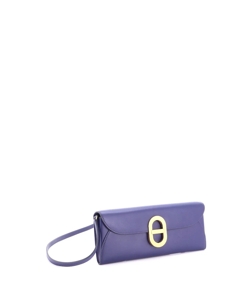Pre-Owned HERMES Chaine d'Ancre To Go Wallet Tadelakt