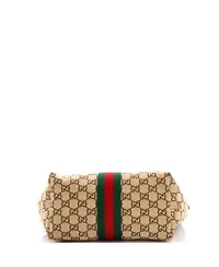 Pre-Owned Gucci Small Giglio Tote Gg Canvas