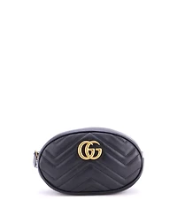 Pre-Owned Gucci Gg Marmont Belt Bag Matelasse Leather