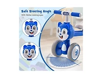 Slickblue Lightweight Baby Balance Bike with 4 Wheels No Pedal Design