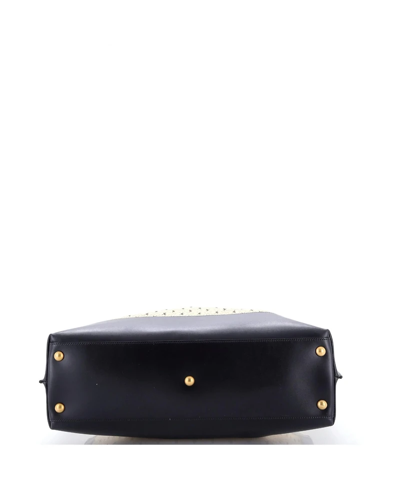 Pre-Owned Saint Laurent Large Le Monogram Tote Monogram All Over Canvas and Leather