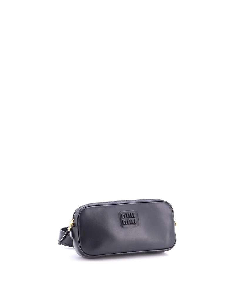 Pre-Owned Miu Miu Small Softy Belt Bag Leather
