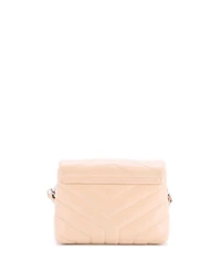 Pre-Owned Saint Laurent Toy Loulou Shoulder Bag Matelasse Chevron Leather