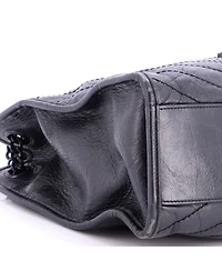 Pre-Owned Saint Laurent Medium Niki Shopping Tote Matelasse Chevron Leather