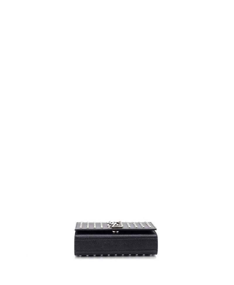 Pre-Owned Saint Laurent Small Classic Monogram Crossbody Bag Studded Leather