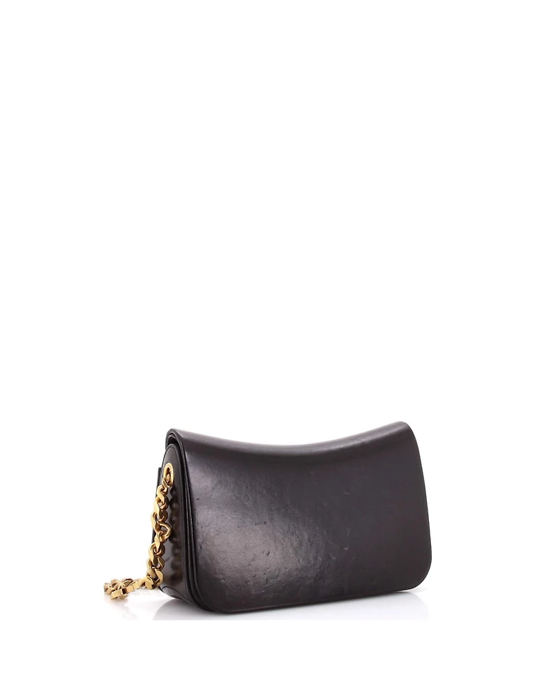 Pre-Owned Saint Laurent Small Elise Shoulder Bag Leather
