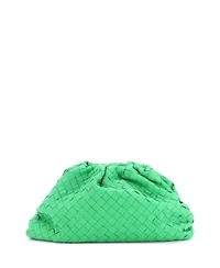 Pre-Owned Bottega Veneta Teen The Pouch Intrecciato Nappa