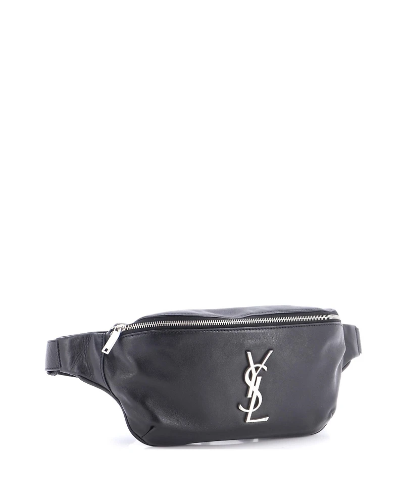 Pre-Owned Saint Laurent Classic Monogram Belt Bag Leather