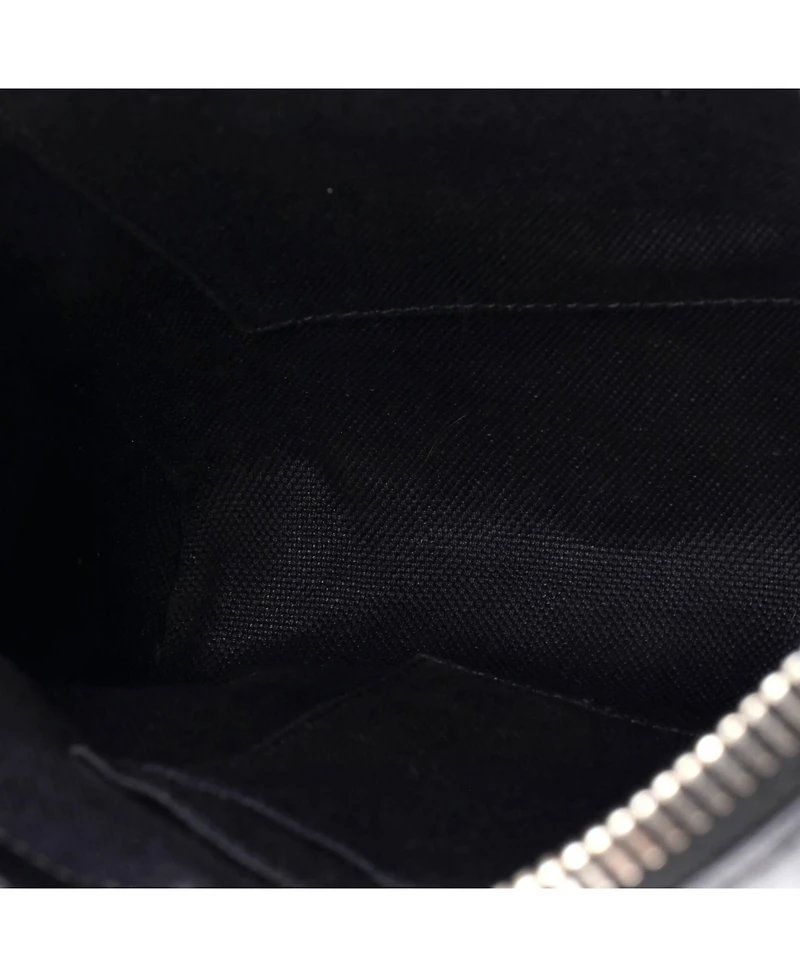 Pre-Owned Gucci Small Web Strap Front Zip Messenger Bag Gg Coated Canvas